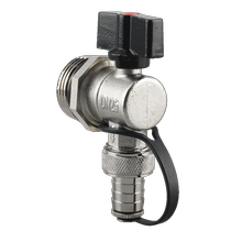 Floor heating drain valve radiator exhaust valve geothermal water distributor all-copper stainless steel large flow water drain and sewage artifact