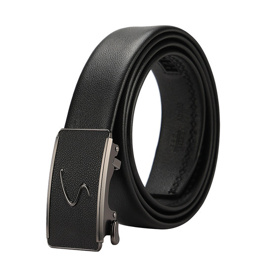 Sachi Belt Men's Genuine Leather Automatic Buckle Belt