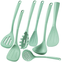 Supoir non-stick pan spoal spade Silicone Spade Spoon for Home Frying Poon Leaking Slon Spon Frying silicon Silicone Silicone Silicone T