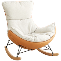 Sources wood-language cloth art snail chair single sofa chair rocking chair Lounge Chair Sloth Couch balcony Home Leisure