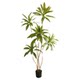 Simulated green leaf red banana fake plant potted plant high-end