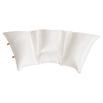 Lazy Goose childrens spine protection pillow childrens spine protection pillow for children over 3 years old fan-shaped pillow anti-hunchback machine washable kindergarten pillow