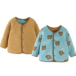 Двусторонняя плюшевая куртка mini balabala