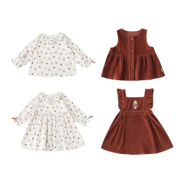 Youyou girls' dress spring and autumn skirt