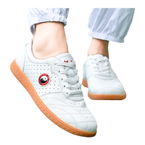 Tai Chi shoes for women beef tendon sole martial arts shoes for men Tai Chi practice shoes genuine leather soft mens Ba Duan Jin breathable in summer