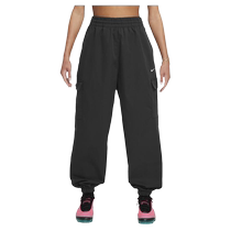 Nike Nike official girls and boys overalls trousers autumn new super loose multi-pocket functional style FZ5554
