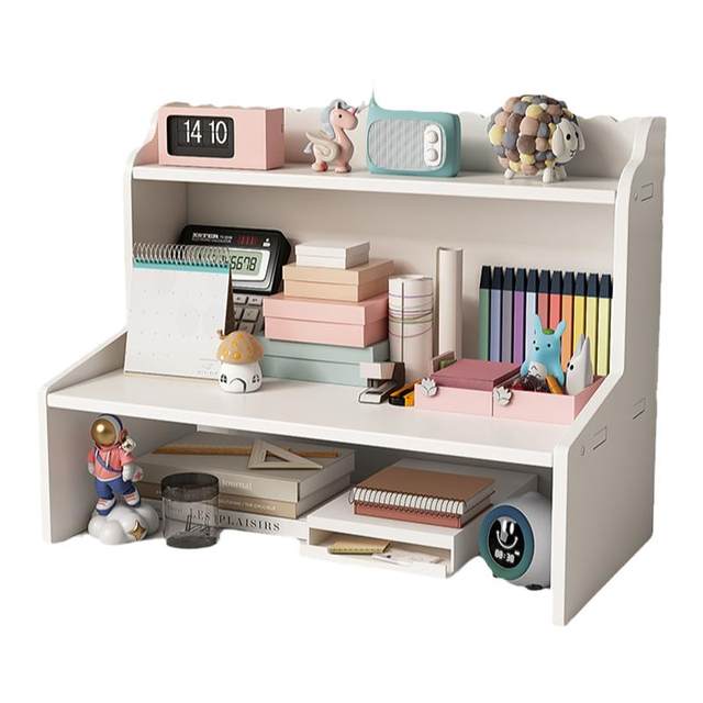 Desktop storage rack student dormitory elevated ins