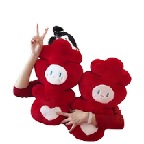 Wedding bed dolls a pair of wedding room decoration supplies happy word pillows bedside dolls high-end wedding gifts