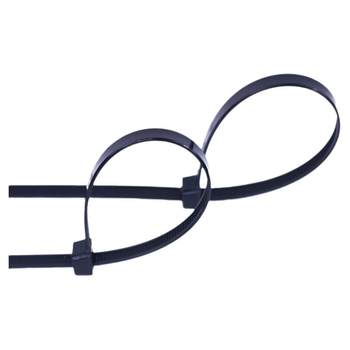 Tianyi nylon cable tie buckle 4*150 200 250 300 10*400 binding wire ສາຍສີດໍາຂະຫນາດໃຫຍ່