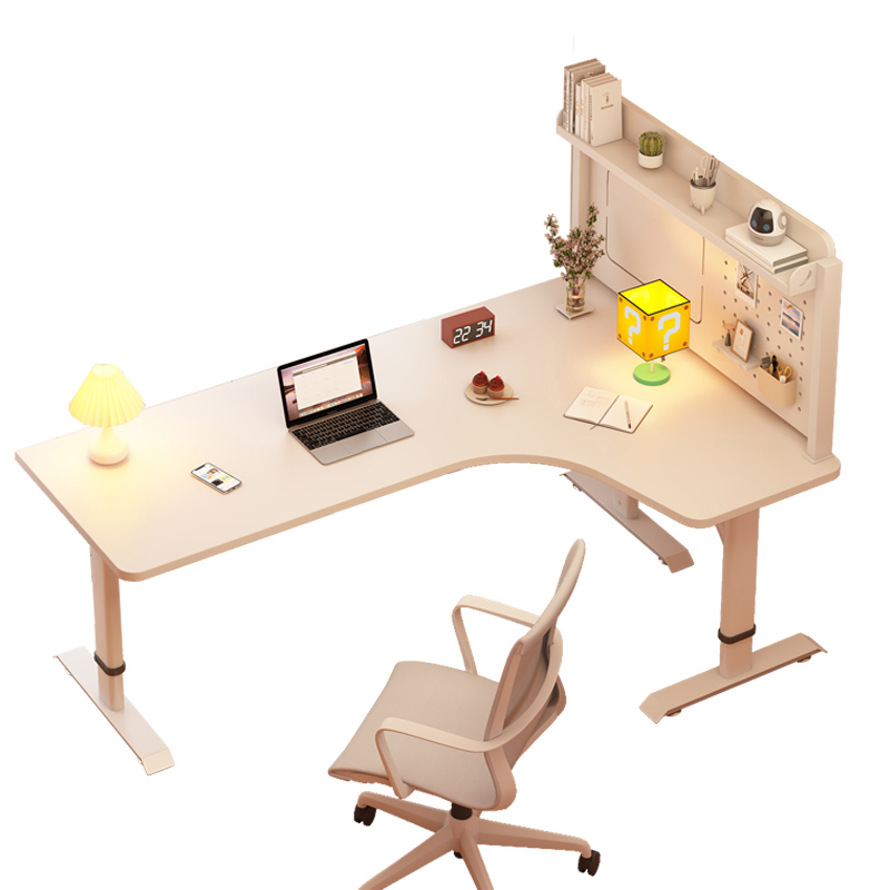L-shaped corner desk home bedroom desktop computer desk office desk lift corner hole board study desk
