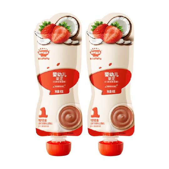 Akita Manman Infant Fruit Puree 60g*2 bags