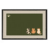Cuttable non-slip and dirt-resistant entry floor mats