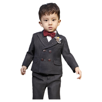 Luo meng suit suit piano performance flower girl dress