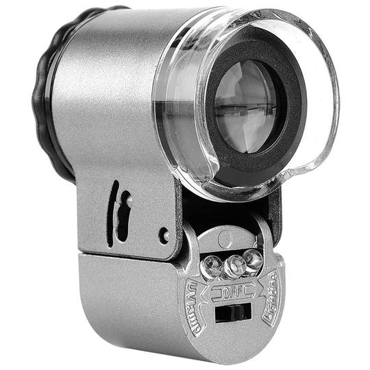 Magnifying glass for identification with high definition 100 times