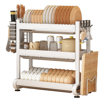Kitchen dishes, dishes, chopsticks, drain storage rack