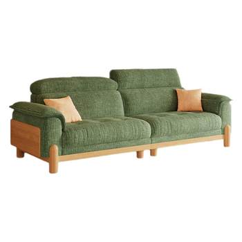 Japanese style log wind chenille fabric sofa Japanese style log wind chenille fabric sofa