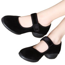Jiaobaihui new dance shoes womens modern dance shoes womens soft-soled dance shoes womens shoes jazz square dance shoes spring and summer