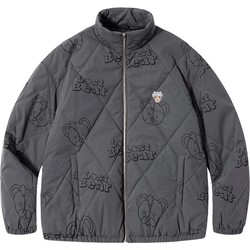 PSO ແບຣນເສື້ອຝ້າຍລະດູຫນາວຫນາ velvet stand collar ເສື້ອຄຸມຝ້າຍສັ້ນ trendy jacket ຄູ່ຜົວເມຍຍີ່ຫໍ້
