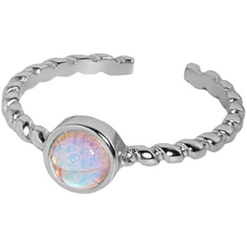 925 sterling silver personalized moonstone ring simple and fashionable