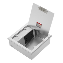 Lomont hidden ground plug stainless steel waterproof ultra-thin ground socket 140 type socket repair cover