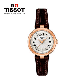 Tissot little beauty Ретро Элегантные Кварцевые Женские Часы с Ремешком
