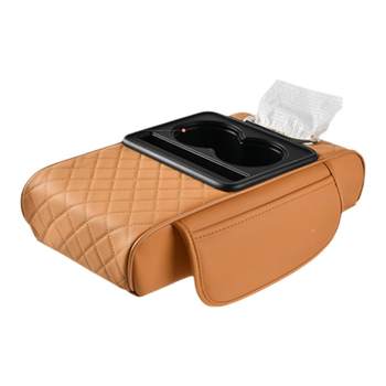 Car handrail box mat car handrail box heightening pad car tissue water cup storage box multifunctional handrail box mat