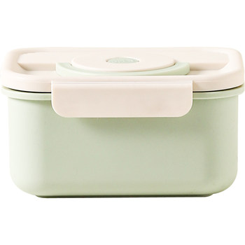 Kawashimaya Pure Titanium Fresh-Keeping Box, Sealed Lunch Box, Microwaveable, Food-Grade, with Lunch Box, Fruit Bento Box