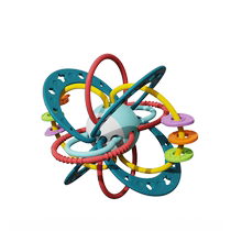 Baby Manhattan hand grasping ball toy touch sensing chewable massage ball baby early education educational grasping training