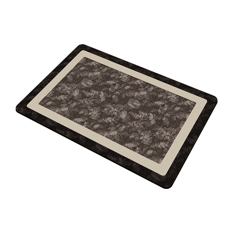 French high-end bathroom water-absorbent non-slip floor mat