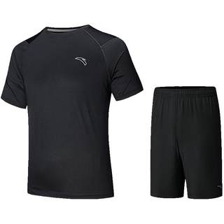 Anta men's quick-drying sports suit short sleeves