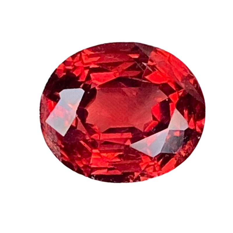 1.4 carat natural rose red spinel colored gemstone