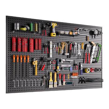 No punching green plant wall hole board storage shelf
