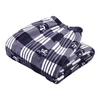 Thickened flannel pajama pants for men in winter, loose large size, mid-waist, straight plus velvet, green, middle-aged and elderly coral velvet home pants