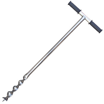 Soil Drill, Soil Sampler, Soil Sampling Device, Sampler, 304 Stainless Steel, Soil Drill 1m (Can Be Extended with a Rod)