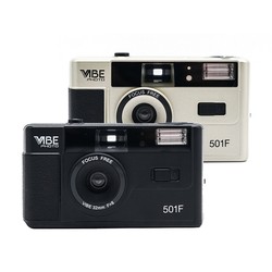 ການຂົນສົ່ງຟຣີ VIBE 501F ກ້ອງຖ່າຍຮູບຟິມທີ່ບໍ່ແມ່ນຖິ້ມ retro 135 film fool ກ້ອງຖ່າຍຮູບທີ່ມີແສງສະຫວ່າງແຟດ