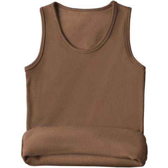 Thickened and warm super soft velvet camisole retains heat and warmth