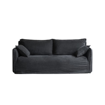 Wooden wasabi japanese nordic linen sofa