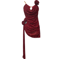 YES Latin Dance Wear Dance Skirt Womens High-end Practice Wear Summer Internet Celebrity Suit Dance Wear Adult Dress Y20