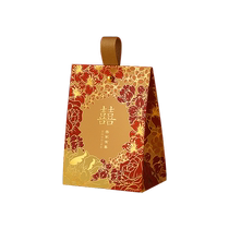 2024 wedding candy box portable wedding candy bag wedding return gift special candy packaging empty box high-end sense