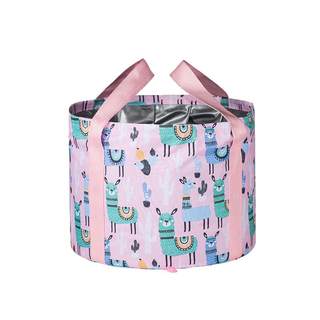 Travel portable collapsible water basin non-essential bucket