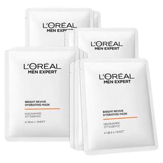 欧莱雅男士耀白面膜美白淡斑祛斑补水保湿淡化痘印烟酰胺男生专用