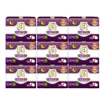 Korean guailang herbal sanitary napkins 42cm 9 pack