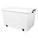 Storage box plastic thickened storage box with wheels