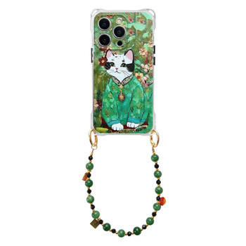 Apple 16promax lanyard crossbody strap mobile phone case