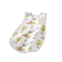 Baby sleeping bag pure cotton gauze baby sleeveless vest newborn child sleeping anti-kick by summer thin air conditioning room