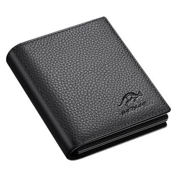 Genuine leather men's wallet cowhide wallet men