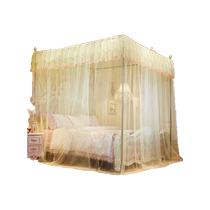 Palace mosquito net for home bedroom 2023 new thickened bracket fixed floor-standing princess style three-door pattern account 22