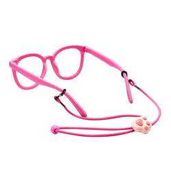 Japanese children's glasses rope anti-slip cover anti-falling artifact cartoon student anti-falling and anti-lost elastic lanyard glasses chain