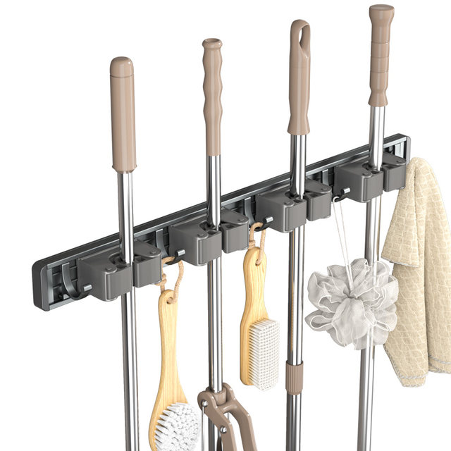 Delixi punch-free snap-on strong fixed mop holder