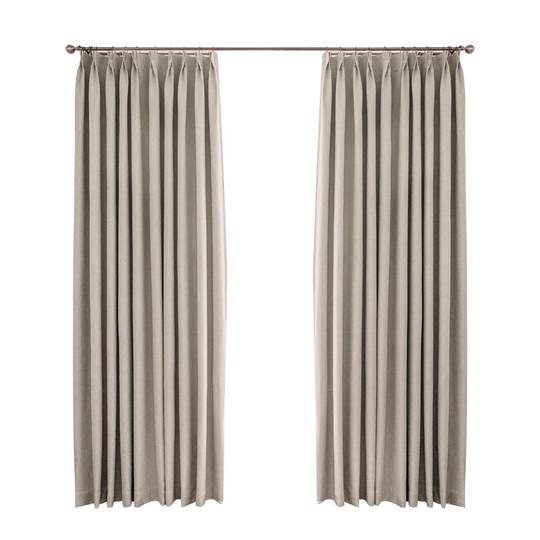 Medición e instalación del paquete eléctrico de cortina personalizada para toda la casa Jinchan